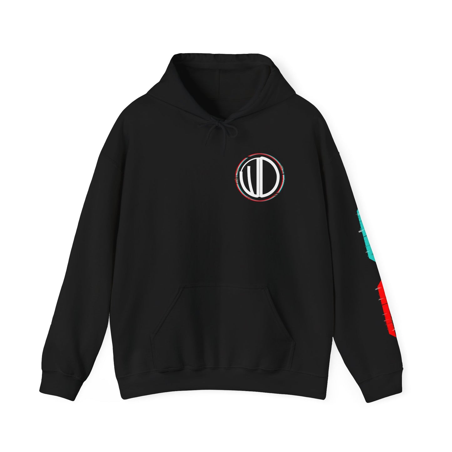 "Glitchless Love" Sweatshirt with Roses Design