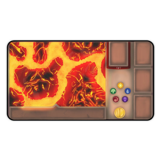 Custom MTG mat- Lava 12x22